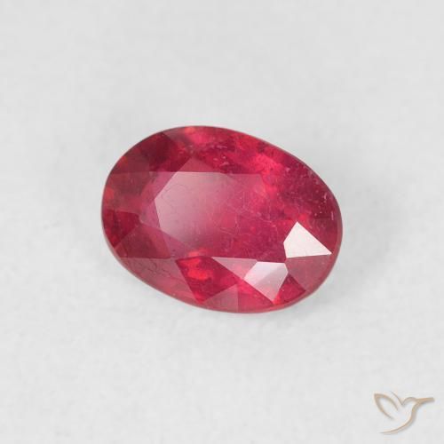 Rubi Carmesim Profundo Natural 1.11ct, oval, VS