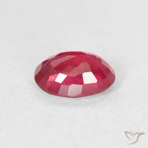 Rubi Carmesim Profundo Natural 1.11ct, oval, VS