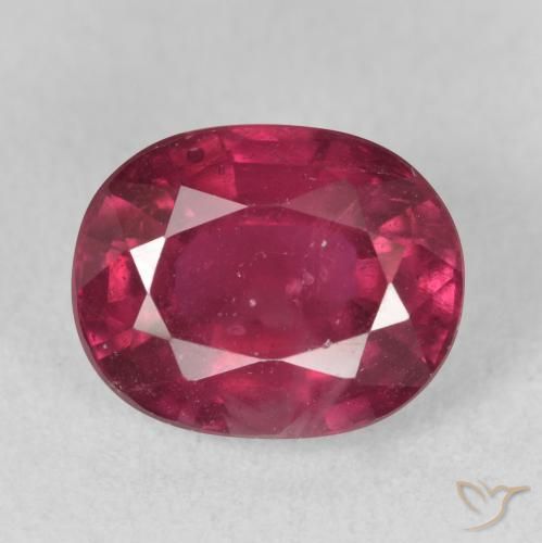 4.20ct Natural Vermelho rosado Rubi, oval, VS-SI