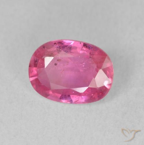 Rubi Medium Dark-Pink Natural 1.63ct, oval, VS-SI