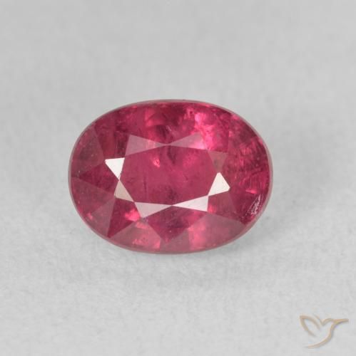 2.28ct Natural rosa avermelhado Rubi, oval, VS-SI