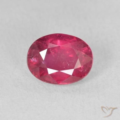1.82ct Natural Vermelho rosado Rubi, oval, VS-SI