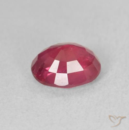 Rubi Vermelho rosado Natural 1.82ct, oval, VS-SI