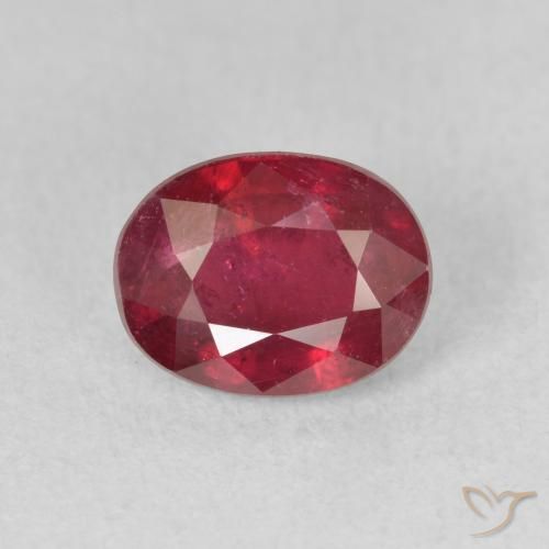 2.13ct Natural Rosa Avermelhado Profundo Rubi, oval, VS-SI