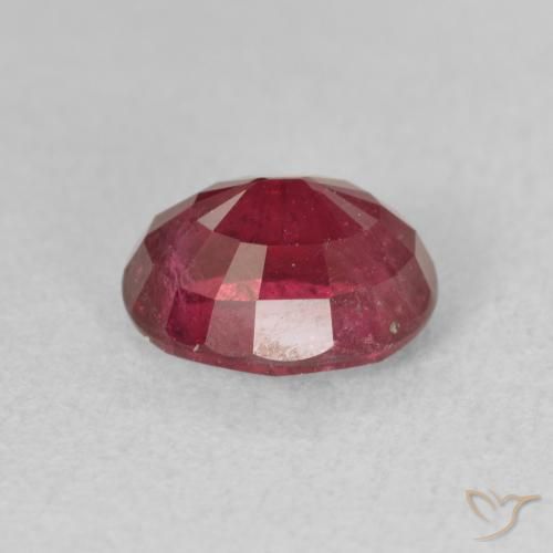 Rubi Rosa Avermelhado Profundo Natural 2.13ct, oval, VS-SI