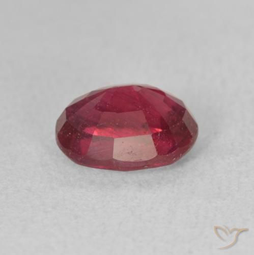 Rubi Vermelho escuro Natural 1.96ct, oval, VS-SI