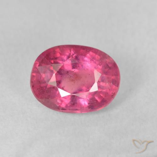2.09ct Natural Rosa escuro Rubi, oval, VS-SI