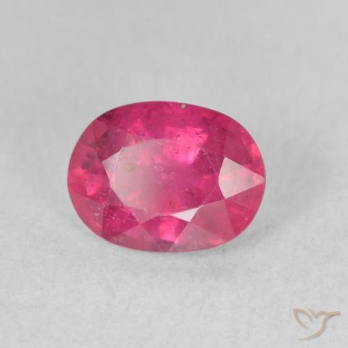 Rubi Vermelho rosado Natural 1.94ct, oval, VS-SI