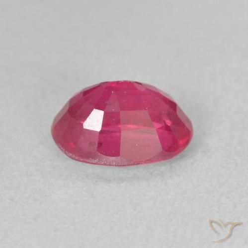 Rubi Vermelho rosado Natural 1.94ct, oval, VS-SI