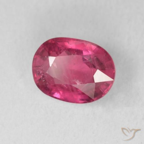 Rubi vermelho médio Natural 1.87ct, oval, VS-SI