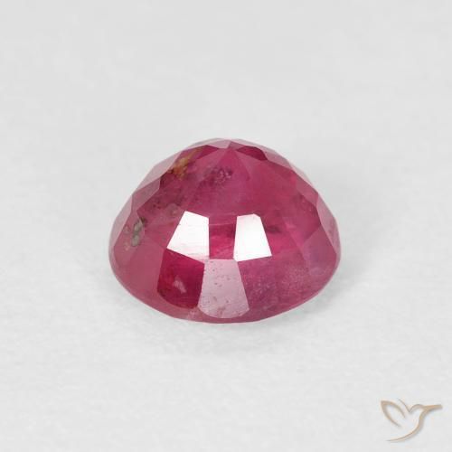 Rubi Vermelho rosado Natural 1.80ct, Redondo, SI