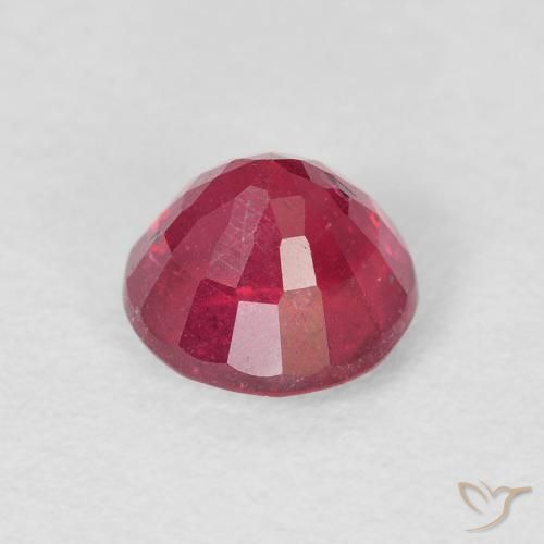 Rubi Sangue vermelho Natural 1.60ct, Redondo, VS-SI