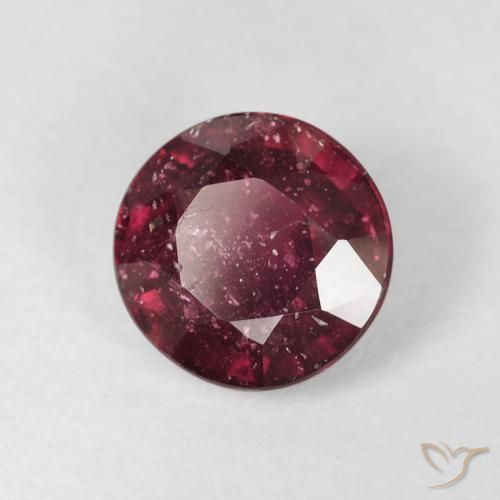 Rubi Vermelho escuro Natural 1.95ct, Redondo, SI-I1