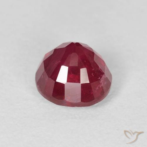 Rubi Vermelho escuro Natural 1.99ct, Redondo, VS-SI