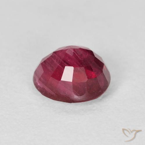 Rubi Sangue vermelho Natural 2.11ct, Redondo, VS-SI