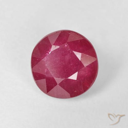 Rubi Jam Red Natural 2.15ct, Redondo, VS-SI