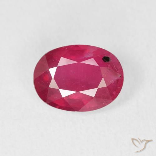 1.49ct Natural Vermelho rosado Rubi, oval, VS-SI