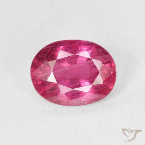 1.67ct Natural Vermelho rosado Rubi, oval, SI
