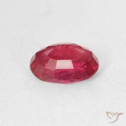 Rubi vermelho médio Natural 1.70ct, oval, VS-SI