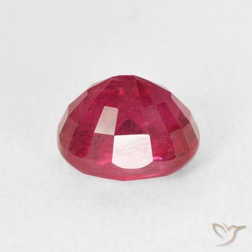 Rubi vermelho médio Natural 2.45ct, oval, VS-SI