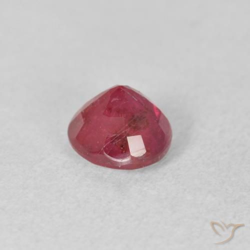 Rubi vermelho médio Natural 1.45ct, Redondo, VS-SI