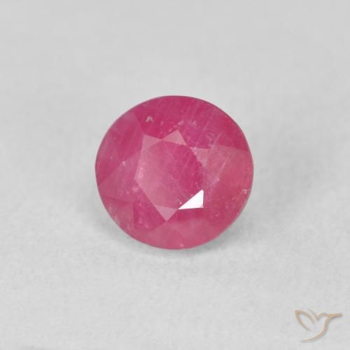 Rubi vermelho médio Natural 1.79ct, Redondo, VS-SI