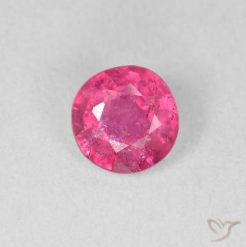 1.28ct Natural rosa médio Rubi, Redondo, VS-SI