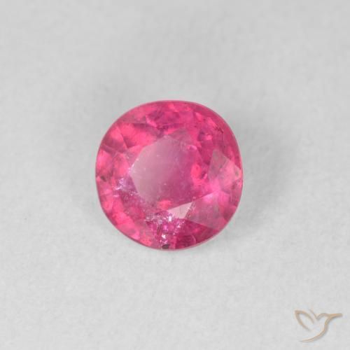 Rubi rosa médio Natural 1.28ct, Redondo, VS-SI