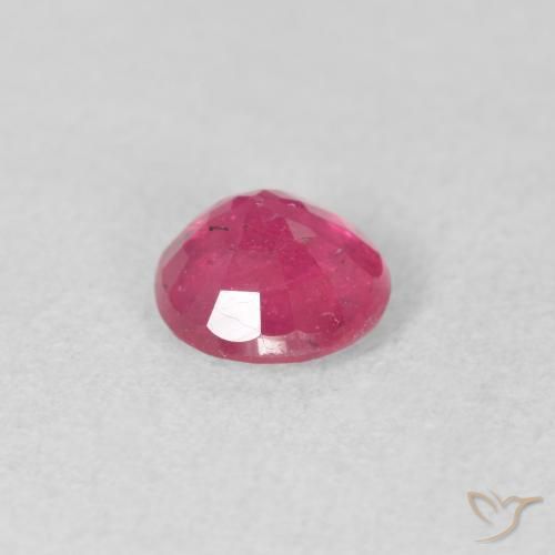 Rubi rosa médio Natural 1.28ct, Redondo, VS-SI
