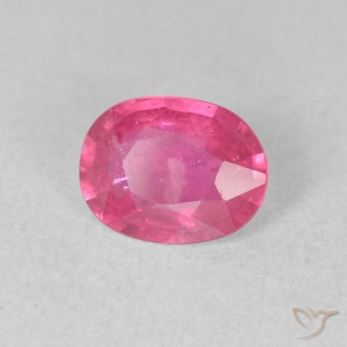 Rubi Magenta Profundo Natural 1.47ct, oval, VS-SI