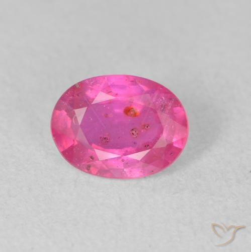 1.45ct Natural Rosa quente Rubi, oval, VS-SI