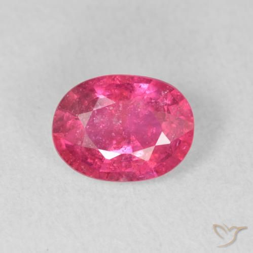 1.63ct Natural Vermelho rosado Rubi, oval, SI