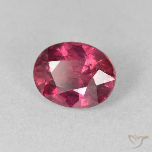 Rubi Vermelho rosado Natural 2.10ct, oval, VS-SI