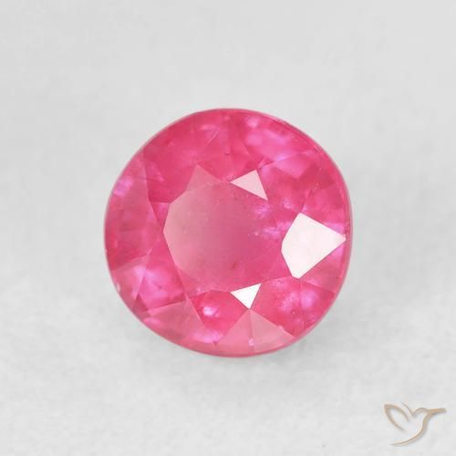 Rubi rosa médio Natural 1.79ct, Redondo, VS-SI