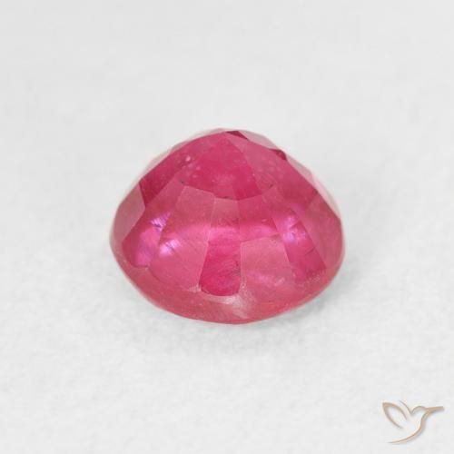 Rubi rosa médio Natural 1.60ct, Redondo, VS