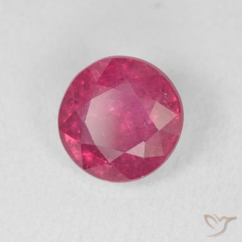 Rubi vermelho médio Natural 2.18ct, Redondo, VS-SI