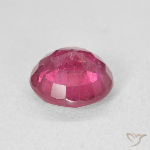 Rubi vermelho médio Natural 2.18ct, Redondo, VS-SI