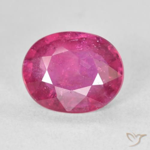 3.05ct Natural Vermelho rosado Rubi, oval, VS-SI