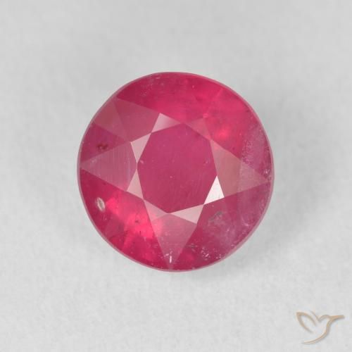 3.12ct Natural Vermelho rosado Rubi, Redondo, VS-SI