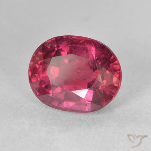 Rubi vermelho médio Natural 4.54ct, oval, VS-SI