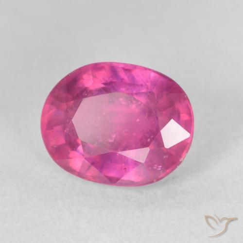 Rubi Magenta Profundo Natural 3.90ct, oval, VS-SI