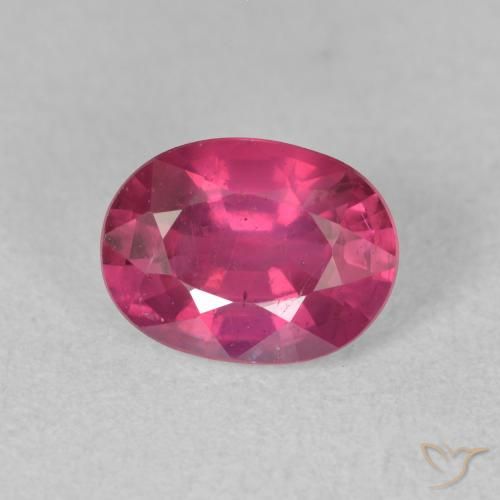 1.96ct Natural Luz vermelha Rubi, oval, VS-SI