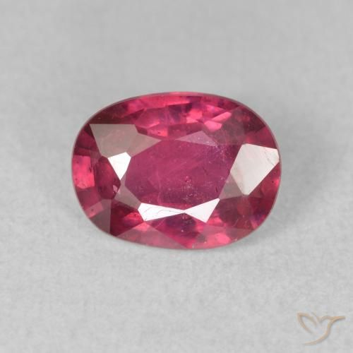 1.65ct Natural Vermelho rosado Rubi, oval, VS-SI