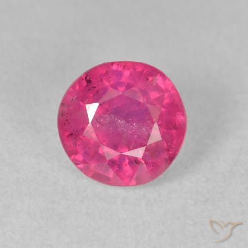 1.93ct Natural Luz vermelha Rubi, Redondo, VS-SI