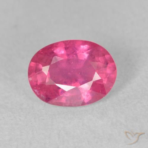 1.76ct Natural rosa médio Rubi, oval, VS-SI