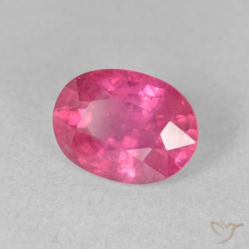 Rubi rosa médio Natural 1.76ct, oval, VS-SI