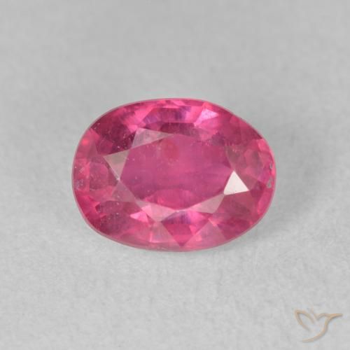 1.87ct Natural Rosa escuro Rubi, oval, VS-SI