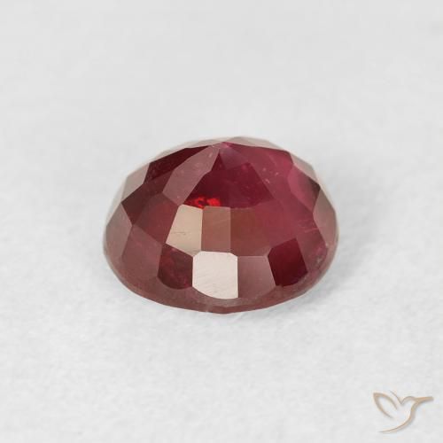 Rubi Vermelho brilhante Natural 1.74ct, Redondo, VS-SI