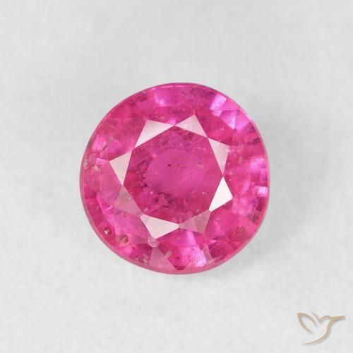 1.16ct Natural Magenta Profundo Rubi, Redondo, VS-SI