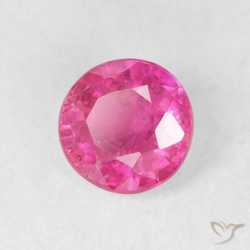 Rubi Magenta Profundo Natural 1.16ct, Redondo, VS-SI